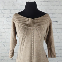 Load image into Gallery viewer, New York and Company Size L Off-The-Shoulder Sweater Dress