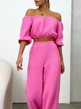 Load image into Gallery viewer, Sets - BBPro Off Shoulder Pants Set