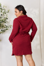 Load image into Gallery viewer, Dress - Culture Code Long Sleeve Shirt Dress