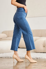 Load image into Gallery viewer, Jeans/Pants - RFM Chloe High Waist Raw Hem Jeans - Blue Slate