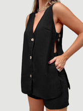 Load image into Gallery viewer, Sets - BBPro Sleeveless Button Down and Shorts Set