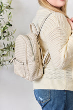 Load image into Gallery viewer, Bag - SHOMICO PU Leather Woven Backpack - Medium