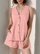 Load image into Gallery viewer, Sets - BBPro Sleeveless Button Down and Shorts Set