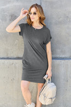 Load image into Gallery viewer, Dress - Basic Bae T-Shirt Dress with Pockets