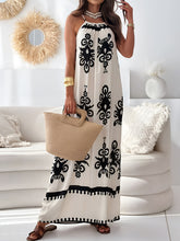 Load image into Gallery viewer, Dress - BBPro Printed Spaghetti Strap Maxi Dress