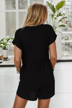 Load image into Gallery viewer, Romper - BBPro Pocketed V-Neck Short Sleeve Romper