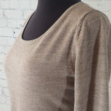 Load image into Gallery viewer, New York & Company Size M Belted Sweater Dress