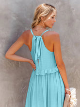 Load image into Gallery viewer, Dress - BBPro Ruffled Tiered Maxi Dress with Pockets