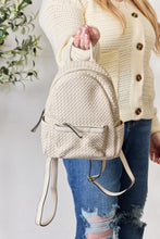 Load image into Gallery viewer, Bag - SHOMICO PU Leather Woven Backpack - Medium