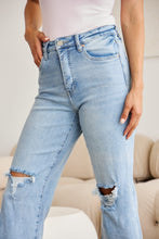 Load image into Gallery viewer, Jeans/Pants - RFM High Waist Raw Hem Distressed Jeans
