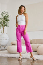 Load image into Gallery viewer, Jeans/Pants - RFM Crop Chloe High Waist Raw Hem Jeans - Pink Rouge