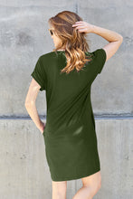 Load image into Gallery viewer, Dress - Basic Bae T-Shirt Dress with Pockets