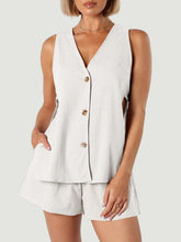 Load image into Gallery viewer, Sets - BBPro Sleeveless Button Down and Shorts Set
