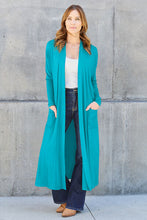 Load image into Gallery viewer, Top - Open Front Long Sleeve Maxi Cardigan - 5 Color Options