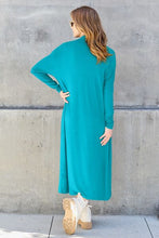 Load image into Gallery viewer, Top - Open Front Long Sleeve Maxi Cardigan - 5 Color Options