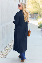 Load image into Gallery viewer, Top - Open Front Long Sleeve Maxi Cardigan - 5 Color Options