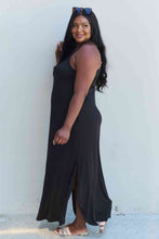 Load image into Gallery viewer, Dress - Ninexis Good Energy Side Slit Maxi Dress - Black