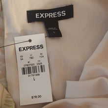 Load image into Gallery viewer, Express Size L Green Printed Sleeveless Tiered Ruffle Dress