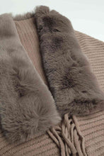 Load image into Gallery viewer, Top -Fringe Detail Long Sleeve Ribbed Poncho - 6 Color Options