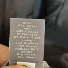 Load image into Gallery viewer, Ann Taylor Size 6 Brown and Light Blue Pinstripe Blazer