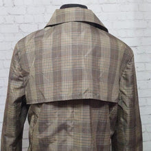 Load image into Gallery viewer, Weatherproof Size Medium Fully Lined Plaid Trench