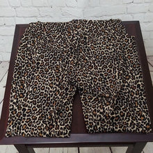 Load image into Gallery viewer, J. Crew Factory Size 4 Cheetah Print Winnie Cropped Pants
