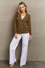 Load image into Gallery viewer, Top - Button Down Cardigan in Olive