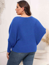 Load image into Gallery viewer, Top - Boat Neck Batwing Sleeve Sweater - 4 Color Options