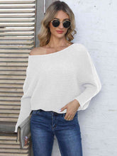 Load image into Gallery viewer, Top - Horizontal Ribbing Dolman Sleeve Sweater - 5 Color Options