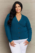Load image into Gallery viewer, Top - Button Down Cardigan in Teal