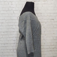 Load image into Gallery viewer, New York and Company Medium Heather Gray Sweater Dress