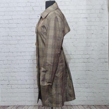 Load image into Gallery viewer, Weatherproof Size Medium Fully Lined Plaid Trench