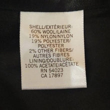 Load image into Gallery viewer, Banana Republic Black and White Herringbone Tweed Coat