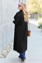 Load image into Gallery viewer, Top - Open Front Long Sleeve Maxi Cardigan - 5 Color Options