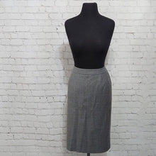 Load image into Gallery viewer, Talbots Woman Petites Gray Wool Suit Skirt