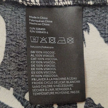 Load image into Gallery viewer, H&M V-Neck Side Split Black & White Size L Maxi Dress