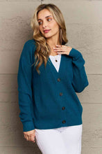 Load image into Gallery viewer, Top - Button Down Cardigan in Teal