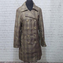 Load image into Gallery viewer, Weatherproof Size Medium Fully Lined Plaid Trench
