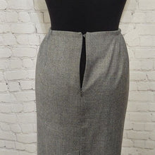Load image into Gallery viewer, Talbots Woman Petites Gray Wool Suit Skirt