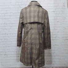 Load image into Gallery viewer, Weatherproof Size Medium Fully Lined Plaid Trench