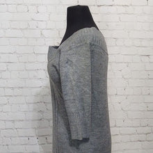 Load image into Gallery viewer, New York and Company Medium Heather Gray Sweater Dress