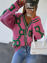 Load image into Gallery viewer, Sweaters - BBPro Geometric Cardigan
