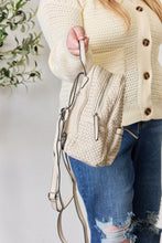 Load image into Gallery viewer, Bag - SHOMICO PU Leather Woven Backpack - Medium
