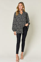 Load image into Gallery viewer, Top - Double Take Leopard Long Sleeve Blouse
