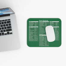 Load image into Gallery viewer, Excel Cheat Sheet Green Mousepad

