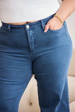 Load image into Gallery viewer, Jeans/Pants - RFM Chloe High Waist Raw Hem Jeans - Blue Slate

