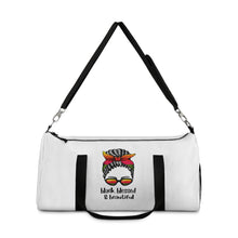Load image into Gallery viewer, Black, Blessed, and Beautiful Duffel Bag
