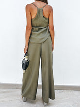 Load image into Gallery viewer, Set- BBPro Spaghetti Strap Wide Leg Pants Set
