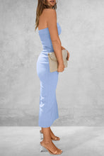 Load image into Gallery viewer, Dress - BBPro Slit Tube Midi Dress - 10 Color Options
