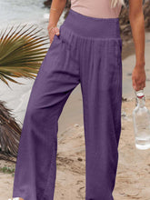Load image into Gallery viewer, Jeans/Pants - BBPro Smocked Waist Wide-Leg Pants
